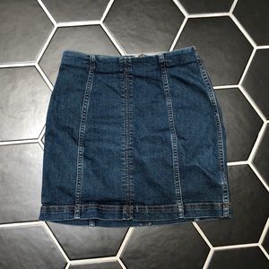 Free People denim skirt